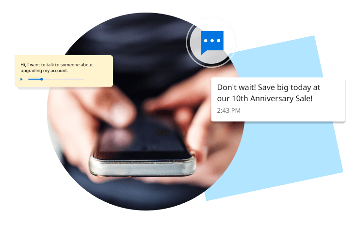 A customer service team using messaging tools to answer holiday inquiries quickly.