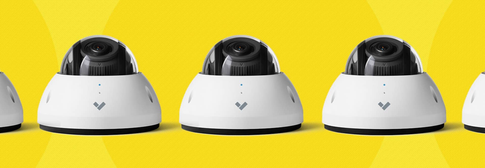 High-definition Verkada security camera installed at a Kansas City business.