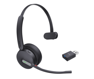 Yealink WH64 Hybrid Mono headset with noise-canceling microphone, free with promotion.