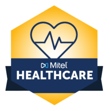 Towner and Mitel Healthcare badge