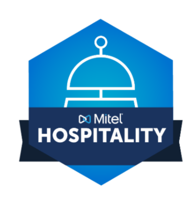 Towner and Mitel Hospitality badge