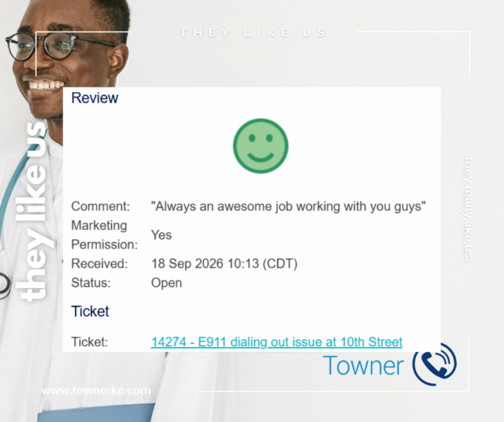 Mitel E911 support for a Missouri healthcare business phone system Towner Communications